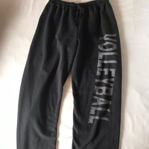 Black Volleyball Sweats